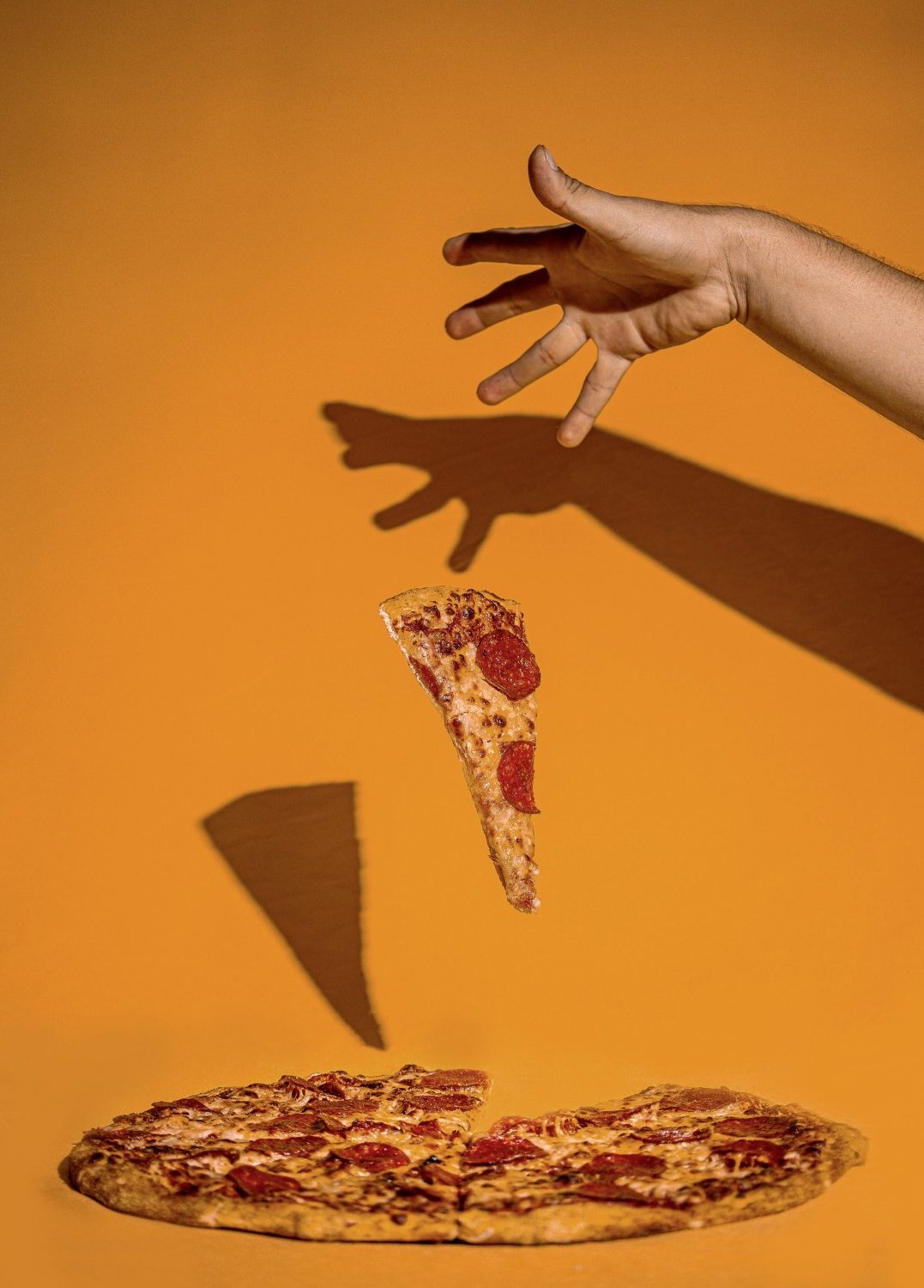 Pizza Spotlight Drop Slice